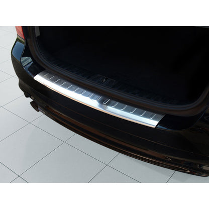 Edelstahl Heckstoßstangenschutz passend für BMW 3er E91 2008-2012 'Ribs'