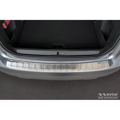 Edelstahl Heckstoßstangenschutz passend für Citroën C4/e-C4 III 2020- 'Ribs'