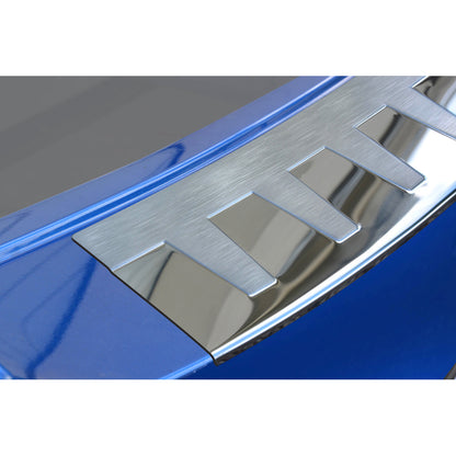 Edelstahl Heckstoßstangenschutz passend für Skoda Octavia III RS Kombi 2013-2016 'Ribs'