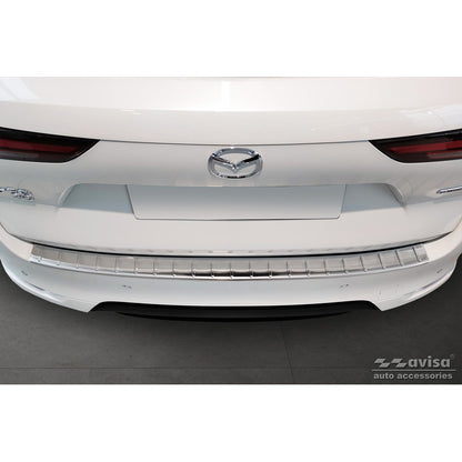 Edelstahl Heckstoßstangenschutz passend für Mazda CX-60 2022- 'Ribs'