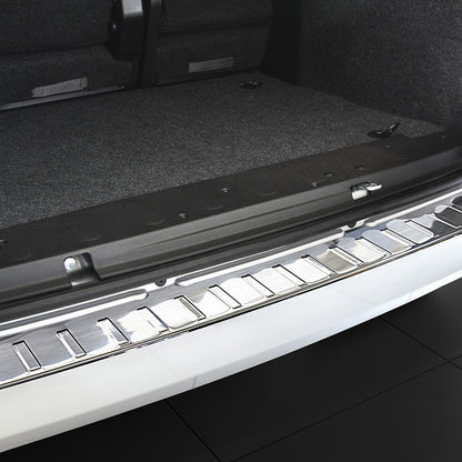 Edelstahl Heckstoßstangenschutz passend für Fiat Qubo/Fiorino 2008- 'Ribs'