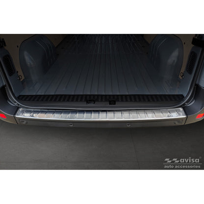Edelstahl Heckstoßstangenschutz passend für Opel Movano / Renault Master III 2010-2018 & 2018-2021 'Ribs'