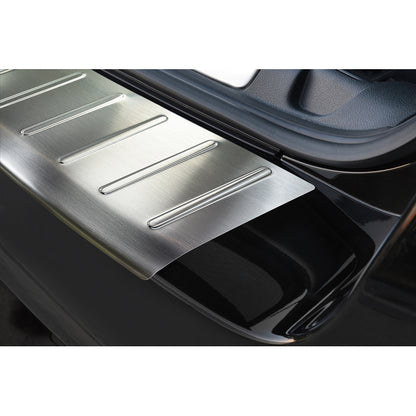 Edelstahl Heckstoßstangenschutz passend für Peugeot 508SW 2011- 'Ribs'