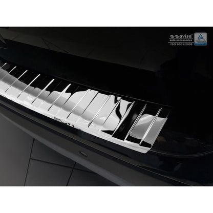 Chrom Edelstahl Heckstoßstangenschutz passend für Opel Mokka X 2016- 'Ribs'