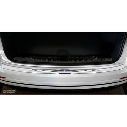 Chrom Edelstahl Heckstoßstangenschutz passend für Audi Q8 2018- 'Ribs'