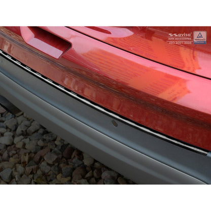 Schwarz Edelstahl Heckstoßstangenschutz passend für Ford Kuga II 2013-2019 'Ribs'