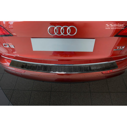 Echtes 3D Karbon Heckstoßstangenschutz passend für Audi Q5 2008-2016