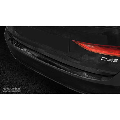 Echtes 3D Karbon Heckstoßstangenschutz passend für Volvo V90 2016-