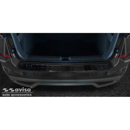 Echtes 3D Karbon Heckstoßstangenschutz passend für Skoda Kamiq 2019- 'Ribs'