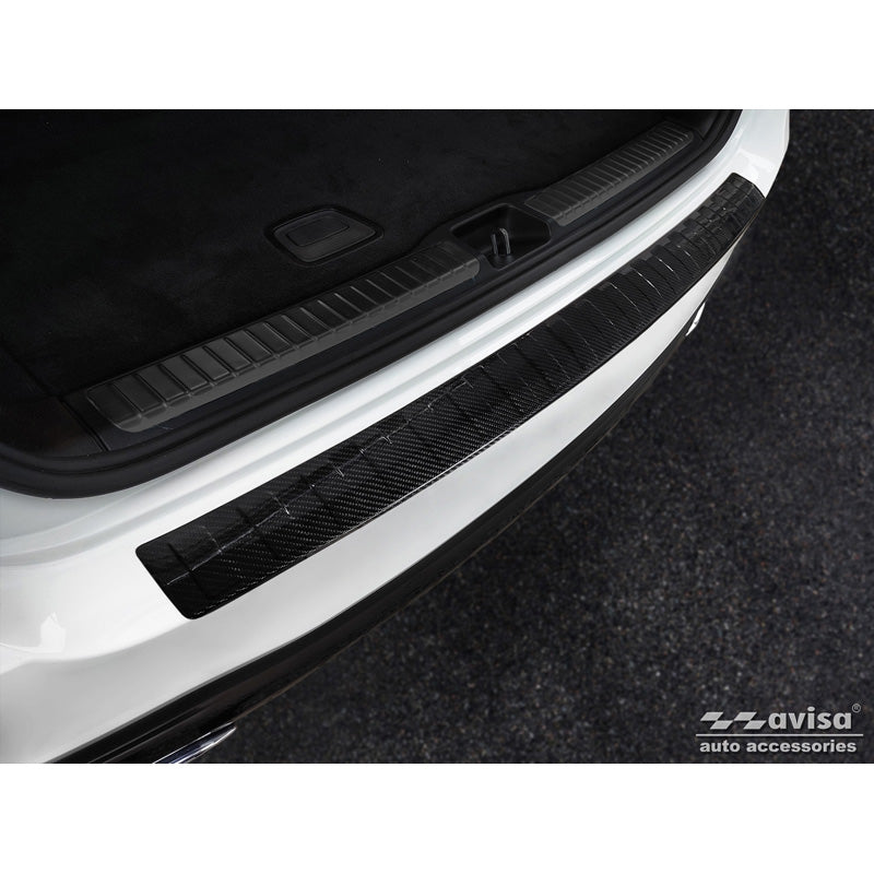 Echtes 3D Karbon Heckstoßstangenschutz passend für Mercedes GLS X167 2019- 'Ribs'