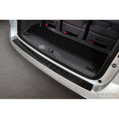 Echtes 3D Karbon Heckstoßstangenschutz passend für Volkswagen Multivan T7 2021- 'Ribs'