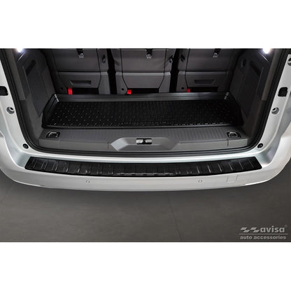 Echtes 3D Karbon Heckstoßstangenschutz passend für Volkswagen Multivan T7 2021- 'Ribs'