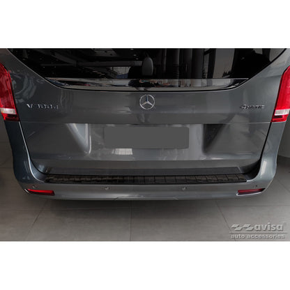 Echtes 3D Karbon Heckstoßstangenschutz passend für Mercedes Vito / V-Klasse 2014-2019 & Facelift 2019- 'Ribs'