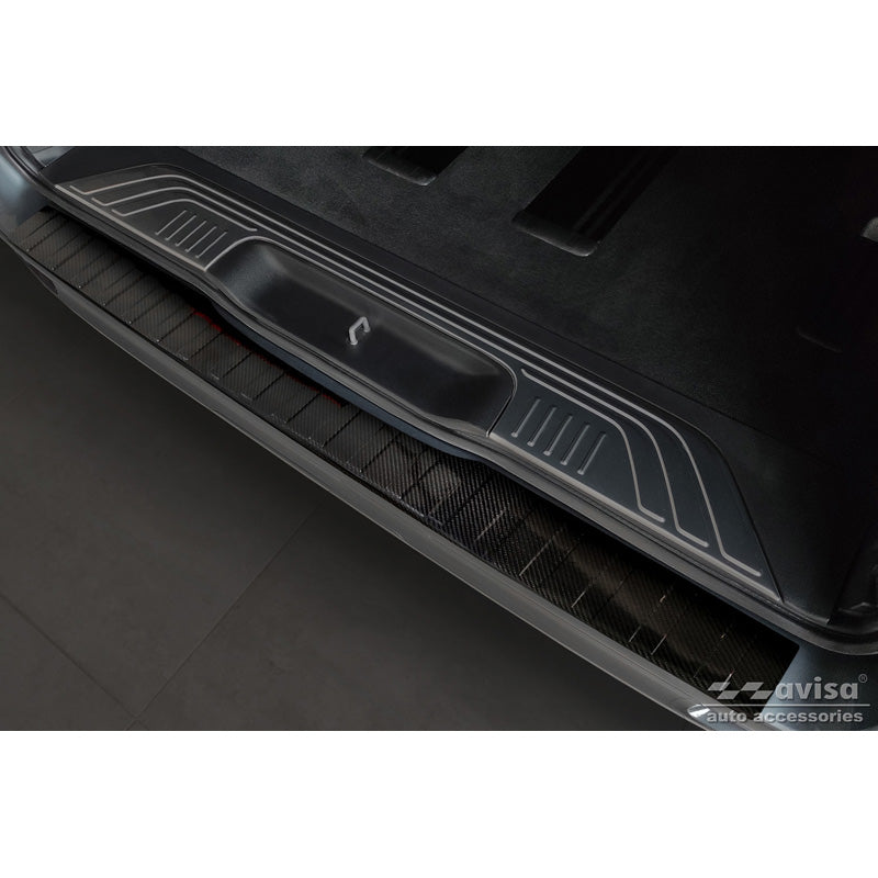 Echtes 3D Karbon Heckstoßstangenschutz passend für Mercedes Vito / V-Klasse 2014-2019 & Facelift 2019- 'Ribs'