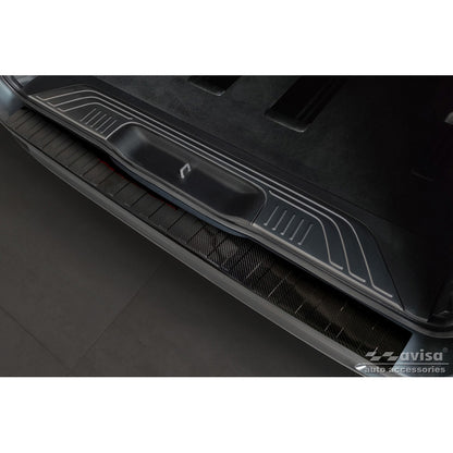 Echtes 3D Karbon Heckstoßstangenschutz passend für Mercedes Vito / V-Klasse 2014-2019 & Facelift 2019- 'Ribs'
