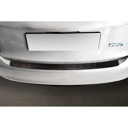 Echtes 3D Karbon Heckstoßstangenschutz passend für Fiat 500e Berlina, 3+1 & Cabrio 2020- 'Ribs'