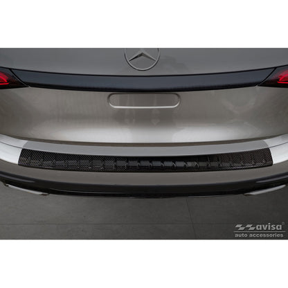 Echtes 3D Karbon Heckstoßstangenschutz passend für Mercedes GLC II (X254) 2022- 'Ribs'