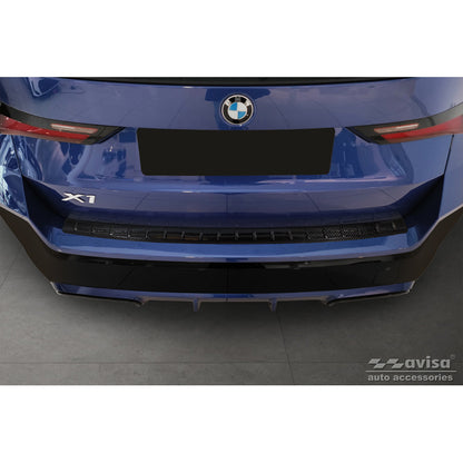 Echtes 3D Karbon Heckstoßstangenschutz passend für BMW X1mit M-Paket (U11) 2022- 'Ribs'