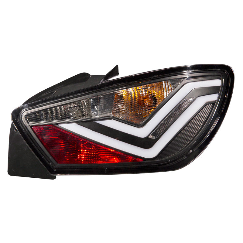 Satz LED Heckleuchten passend für Seat Ibiza 6J SC 3-türer 2008- - Schwarz