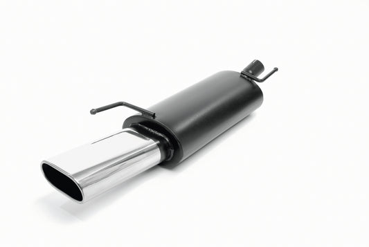 Novus Edelstahl Sportauspuff für VW Golf 3 / VW Golf 4 Cabrio 135x75mm