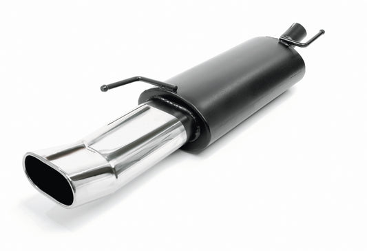 Novus Edelstahl Sportauspuff für VW Golf 3 / VW Golf 4 Cabrio 135x75mm DTM