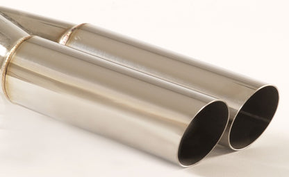 Friedrich Motorsport Endrohr 2x60mm rund scharfkantig abgeschrägt