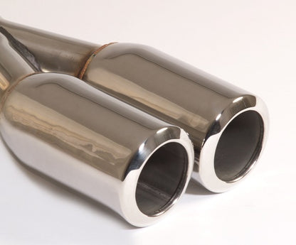 Friedrich Motorsport Endrohr 2x80 rund abgerundet