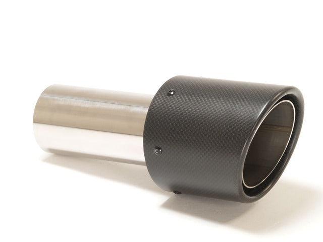 Friedrich Motorsport Endrohr 100mm rund Carbon abgeschrägt schwarz