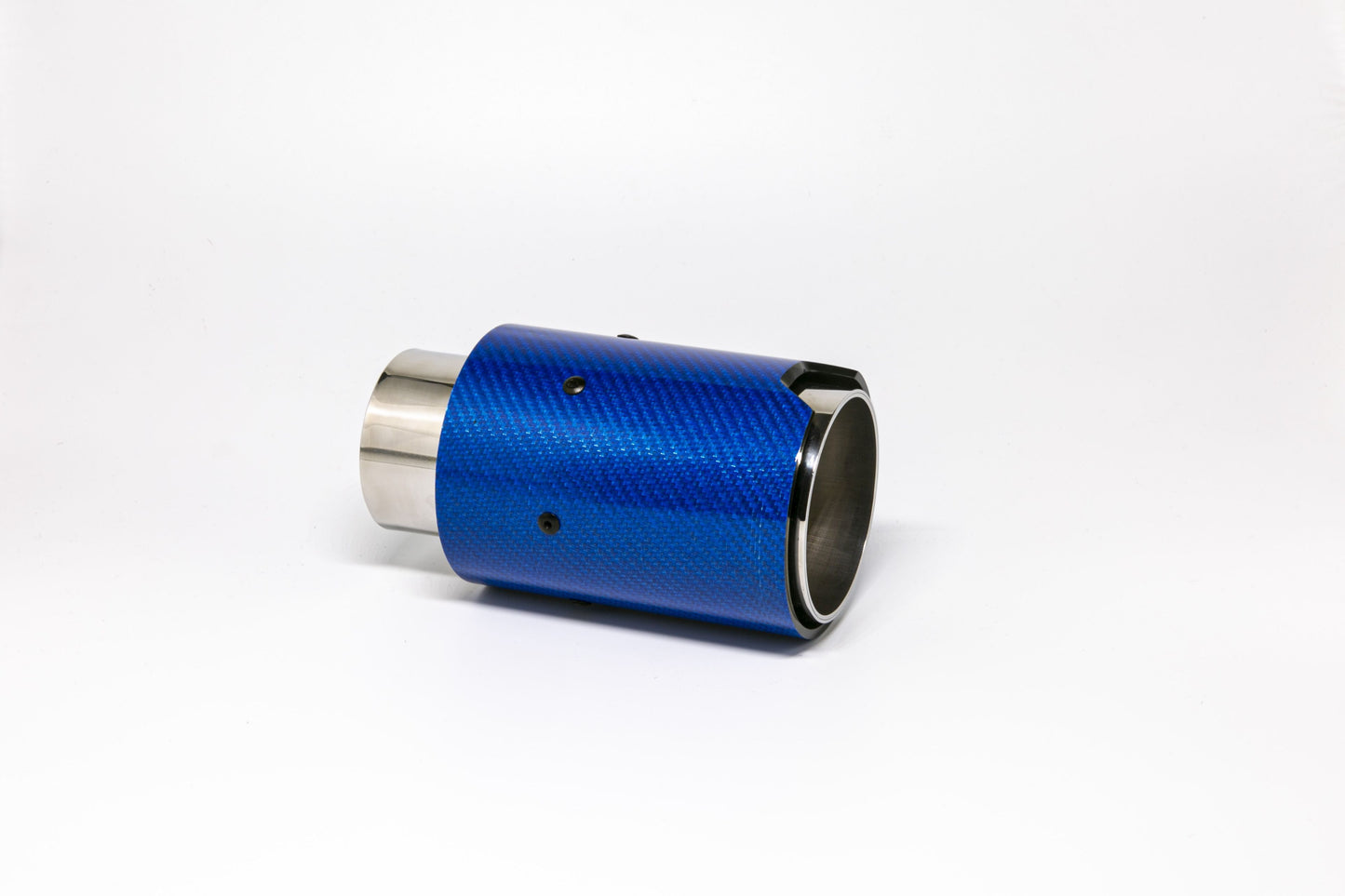 Friedrich Motorsport Endrohr 90mm rund Carbon blau glänzend (Aufpreis)