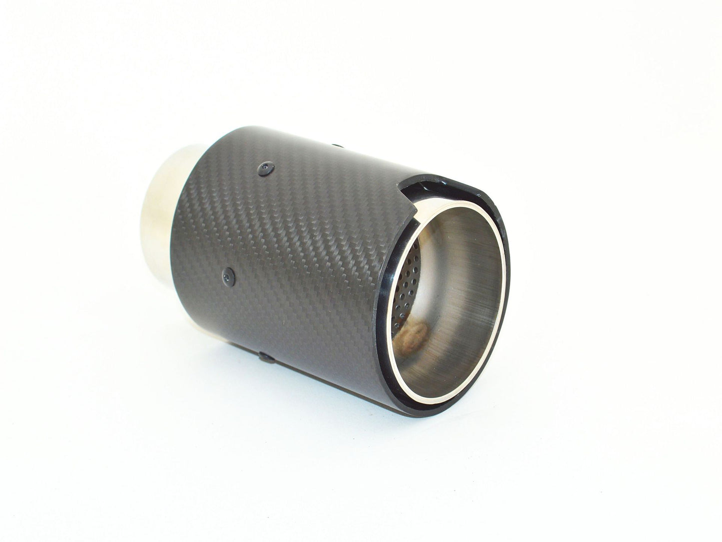 Friedrich Motorsport Endrohr 90mm rund Carbon schwarz