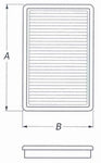 BMC Luftfilter FIAT UNO (146/158/246) 1.0 45, BJ 86 > 93