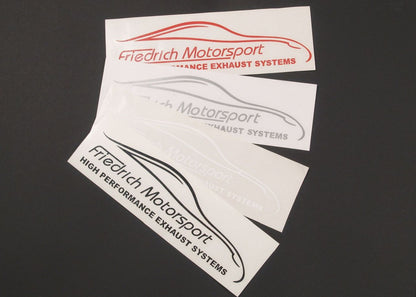 Friedrich Motorsport Aufkleber klein Friedrich Motorsport rot