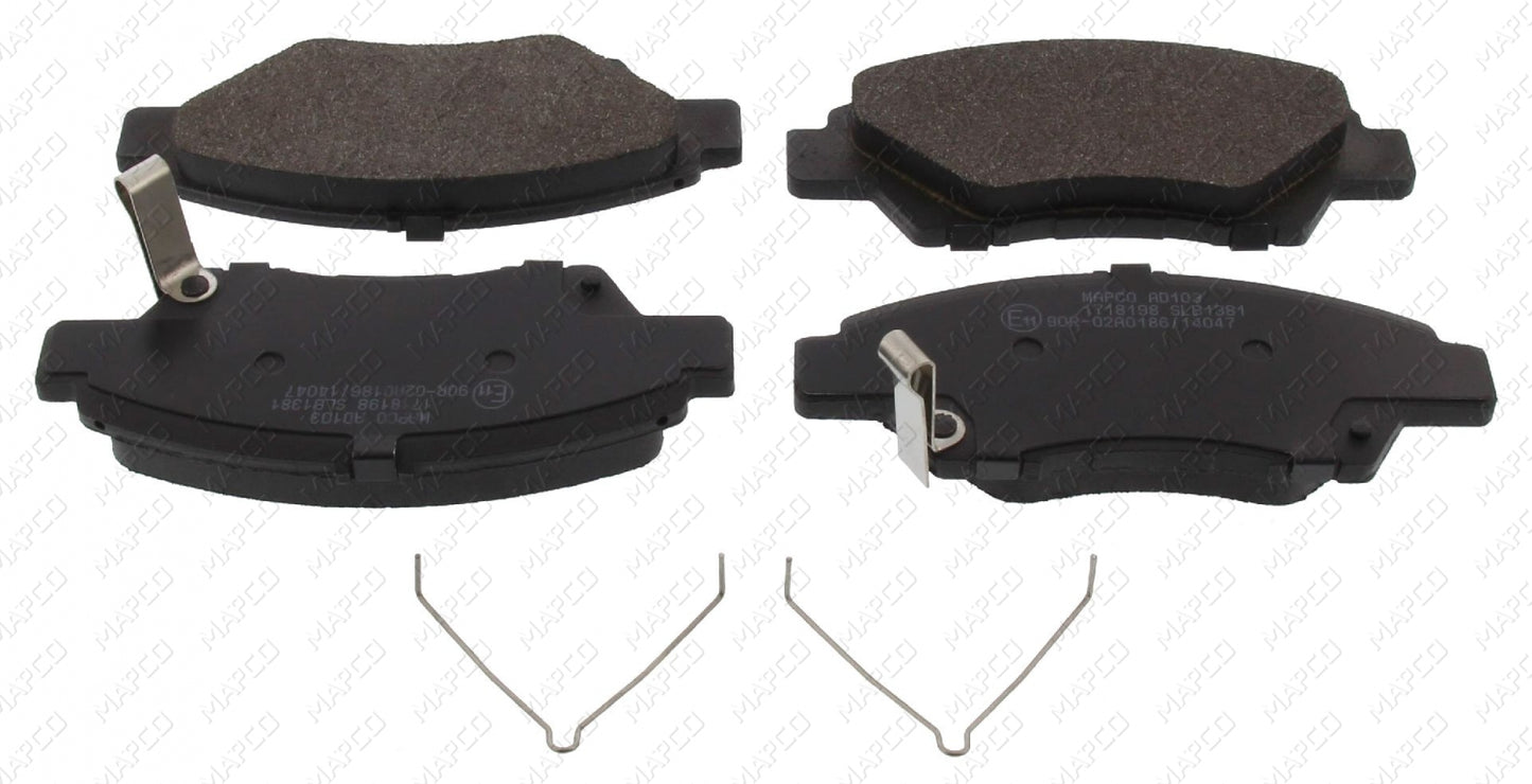 MAPCO Bremsbelagsatz, Scheibenbremse Vorderachse  6407