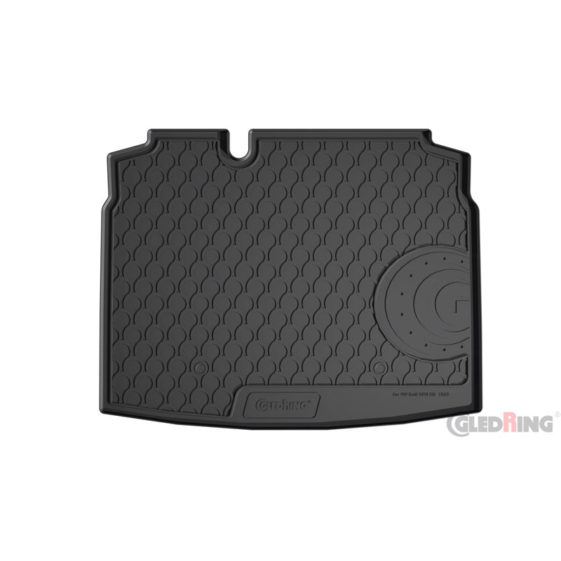 Rubbasol (Gummi) Kofferraumwanne passend für Volkswagen Golf V & VI HB 3/5-türer 2003-2012 (Mit kleinem Ersatzrad)