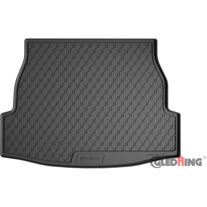 Rubbasol (Gummi) Kofferraumwanne passend für Toyota RAV4 V 2/2019- exkl. Hybrid (Höhe variabele Ladeboden & mit Reserverad)
