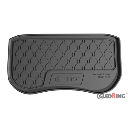 Rubbasol (Gummi) Vordere (Frunk) Kofferraumwanne passend für Tesla Model 3 12/2020-