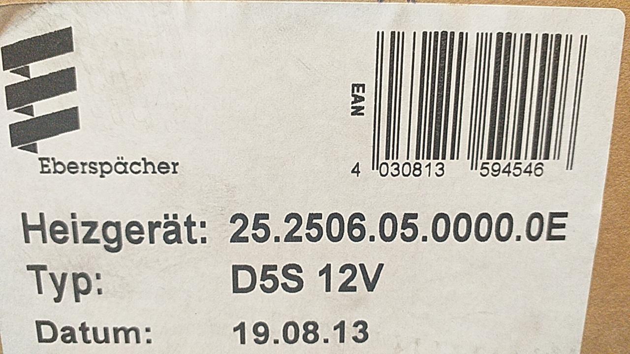 Oldtimer Youngtimer Heizgerät-Satz original Eberspächer NEU