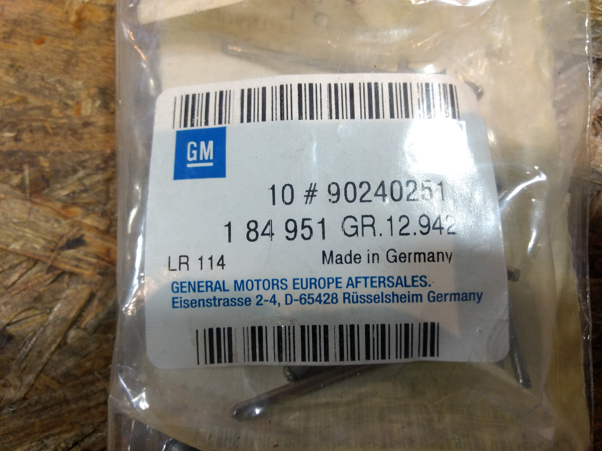 Astra G Zafira A Befestigungsteile Steinschlagschutz original GM Opel NEU
