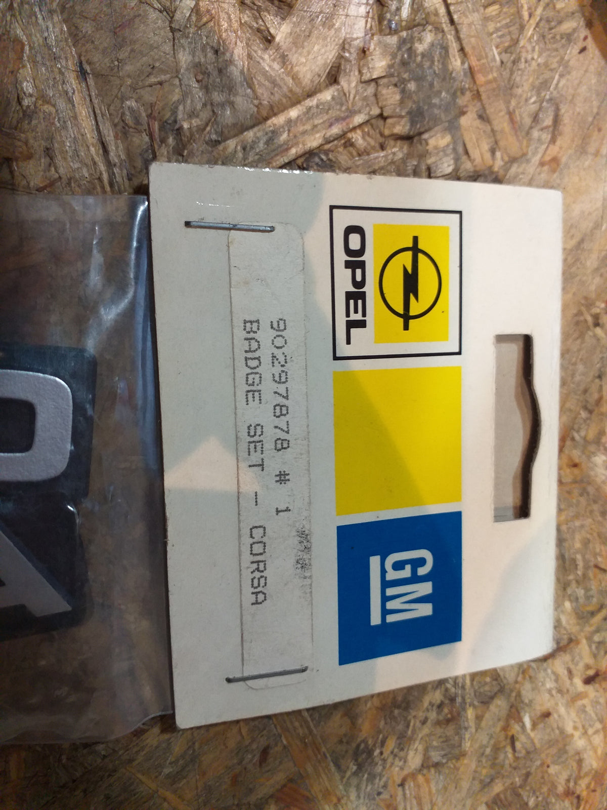 Corsa Emblem Set original GM Opel NEU