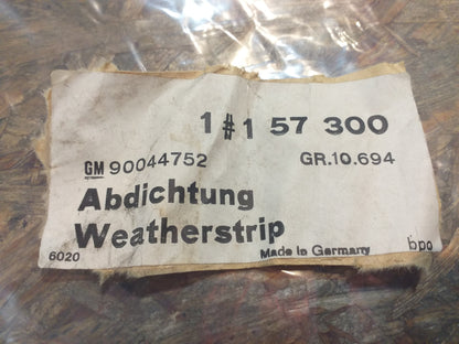 Rekord E Commodore C Gummiabdichtung rechts hinten original GM Opel NEU