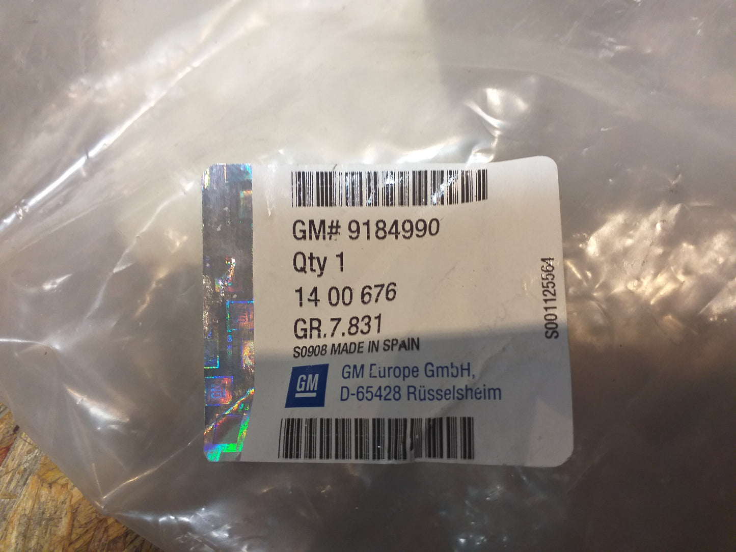 Corsa C Blende Stoßfängergitter vorne original GM Opel NEU