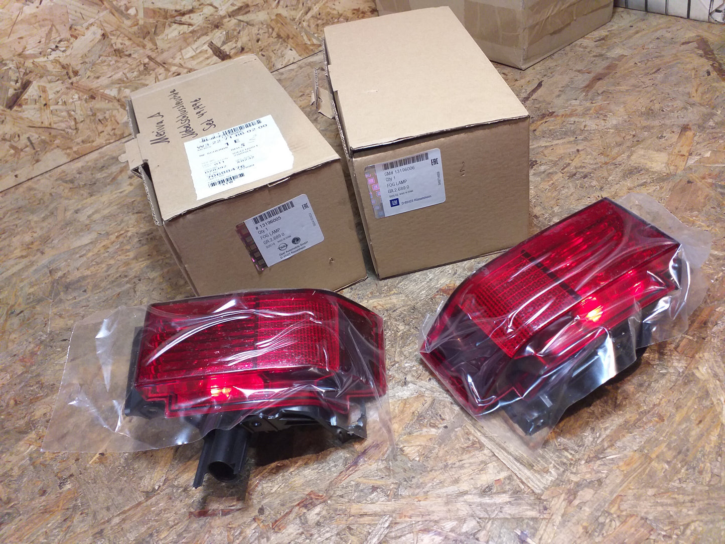 Meriva A Set Nebelschlussleuchte original GM Opel NEU
