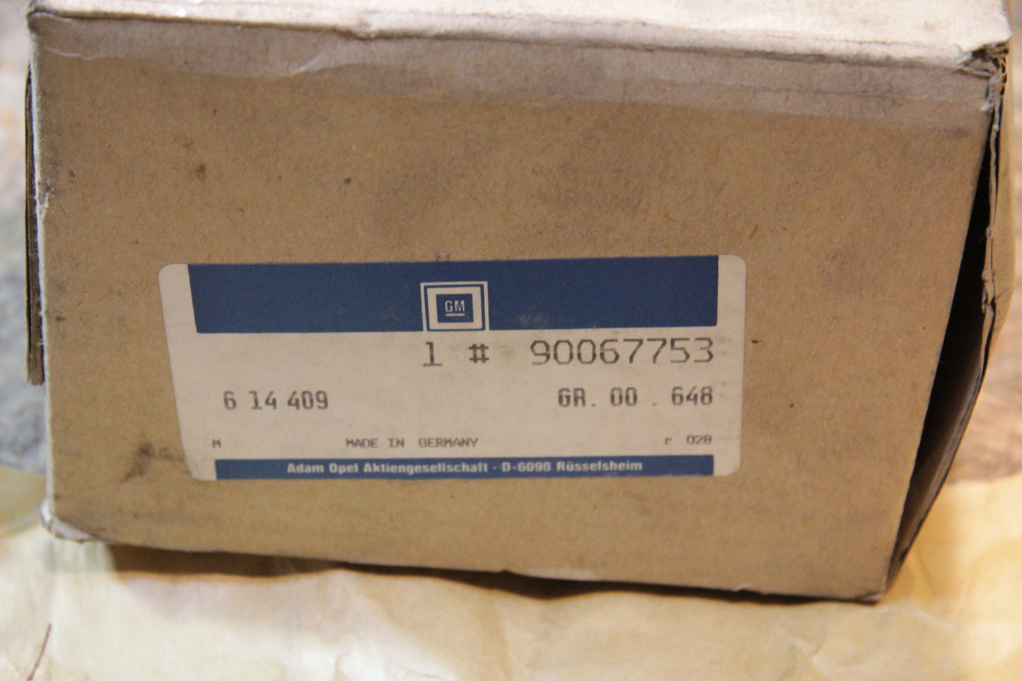 Original GM Opel Riemenscheibe 1-fach mit Dämpfer für die Kurbelwelle vorn 90067753 Rekord E