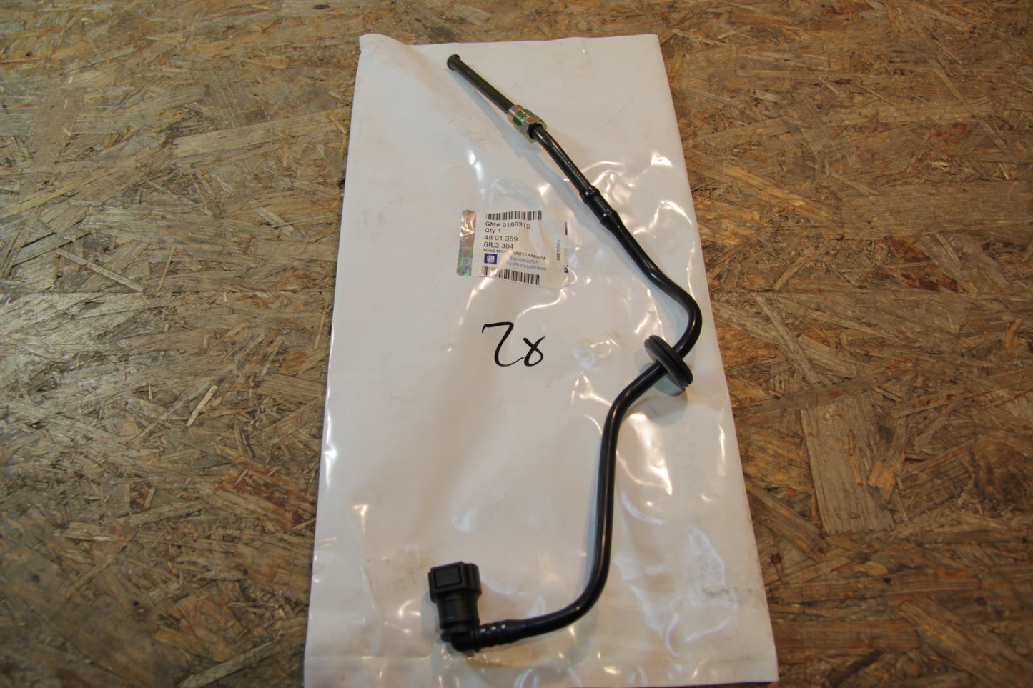 Original GM Opel Benzinrohr Pumpe an Filter Zufuhr 9198315 Speedster