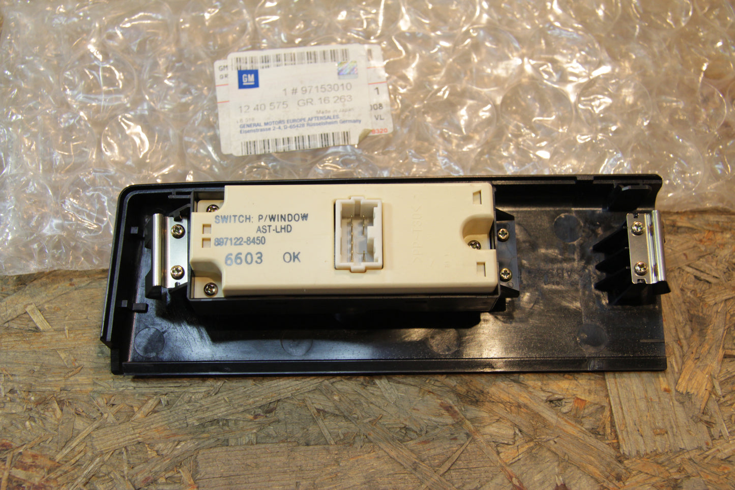 Original GM Opel Schalter Fensterheber rechts 97153010 Monterey