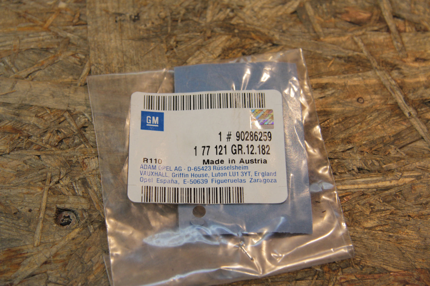 Original GM Opel Schrift 1,8 Karosserie hinten blaugrau 90286259 Ascona C