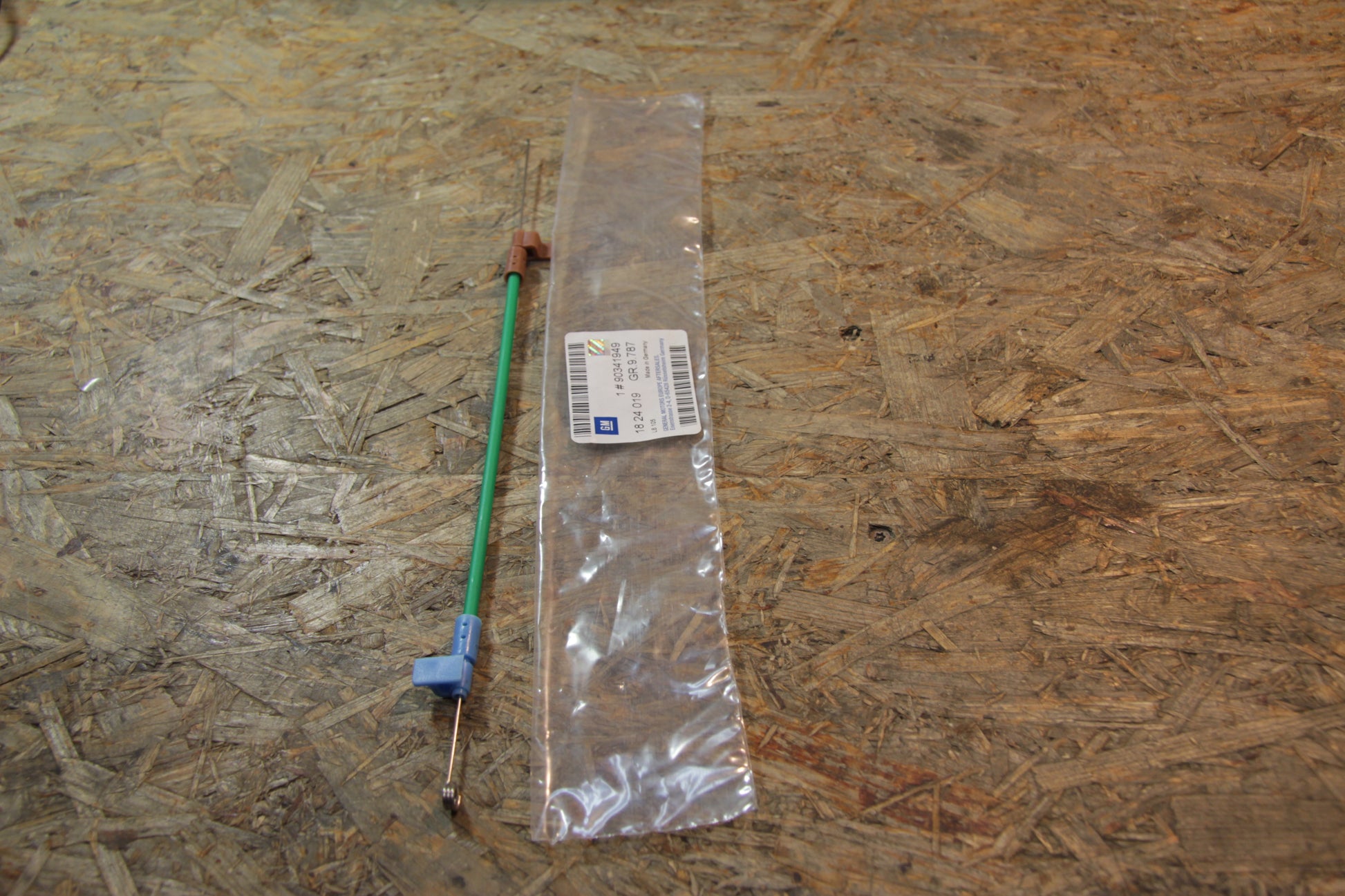 Original GM Opel Heizungszug - Lufttemperatur  Gesamtlänge 360 mm, Mantel 240 mm, 90341949 Astra F