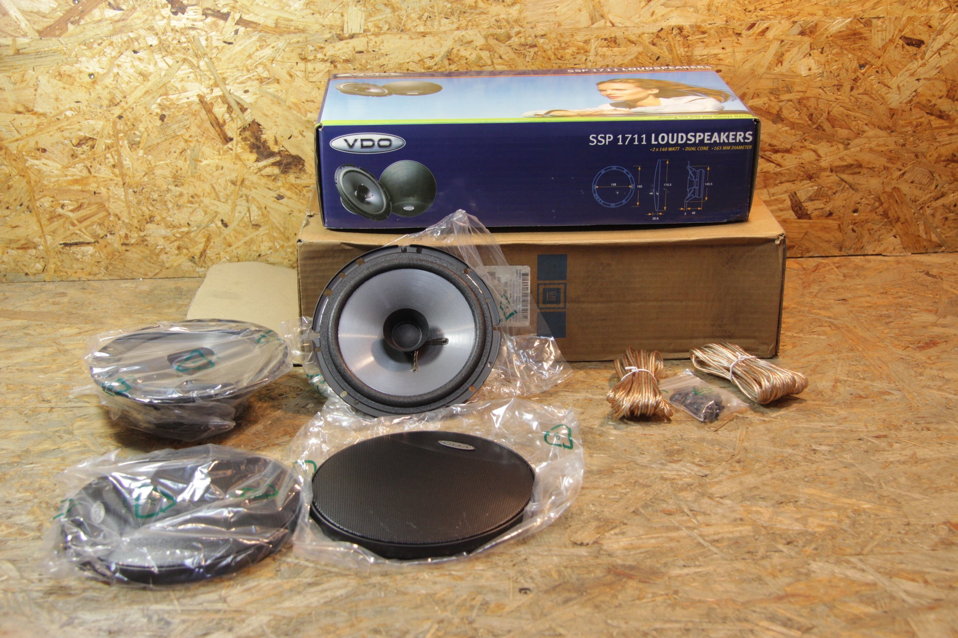 Original GM Opel Satz Lautsprecher 2X140 Watt, 9197855 Speedster