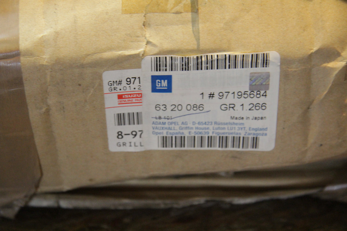 Original GM Opel Kühlergitter Monterey 97195684 Monterey