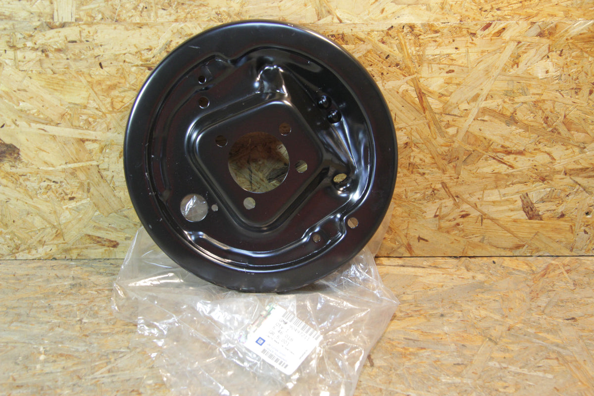 Original GM Opel Brems - Ankerplatte hinten rechts, für Trommelbremsen, 90497211 Vectra B